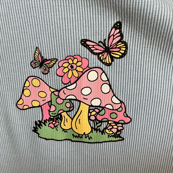 SOLD X Mushroom Butterfly tank top - Picture 4 of 4